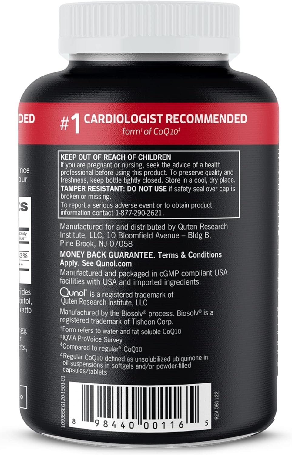 Qunol CoQ10 100mg Softgels, Ultra CoQ10 100mg, 3x Better Absorption, Antioxidant for Heart Health  Energy Production, Coenzyme Q10 Vitamins and Supplements, 4 Month Supply, 120 Count