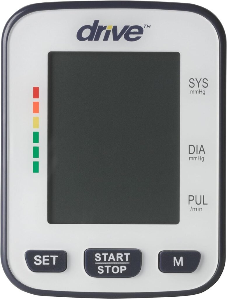 Drive Medical Automatic Deluxe Blood Pressure Monitor, White, Wrist