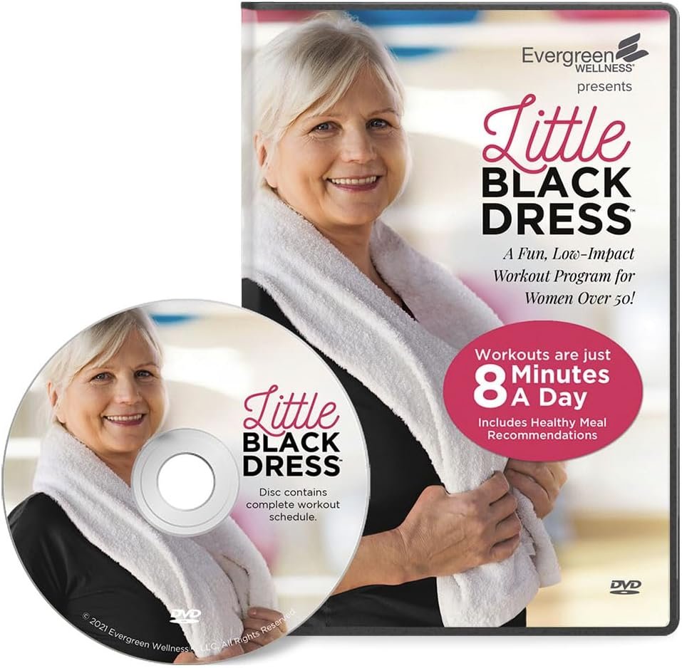 Fitness DVD for Seniors 50-80+, The 28-Day Size Down Challenge Features Full Body Workout, Low Impact Exercise Videos To Improve Strength, Flexibility, Balance - Helping You Lose a Size in 28 Days