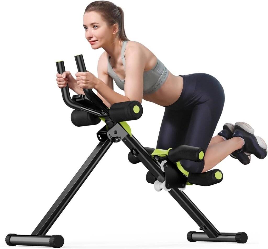 Ab Workout Equipment, Ab Machine for Home Gym Fitness, Ab Trainer Exercise Equipment for Abdominal Exercise and Strength Training