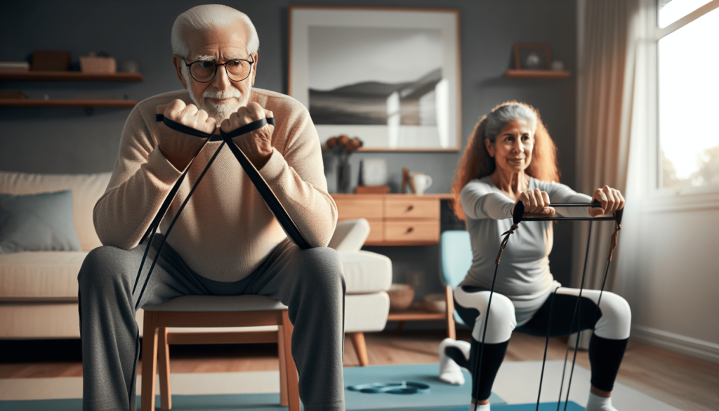 Short  Simple Resistance Band Workouts for Seniors: Home Workouts For Mobility, Core Strength  Better Balance in Just 10 Minutes Of Training Per Day ... Video Demos Included) (Fitness for Seniors)     Paperback – Large Print, November 24, 2023