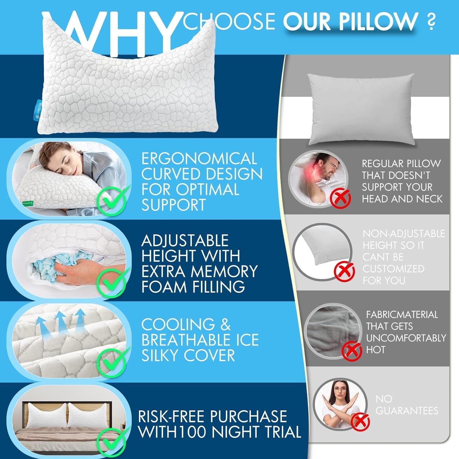 SUPA MODERN Cooling Bed Pillows Review